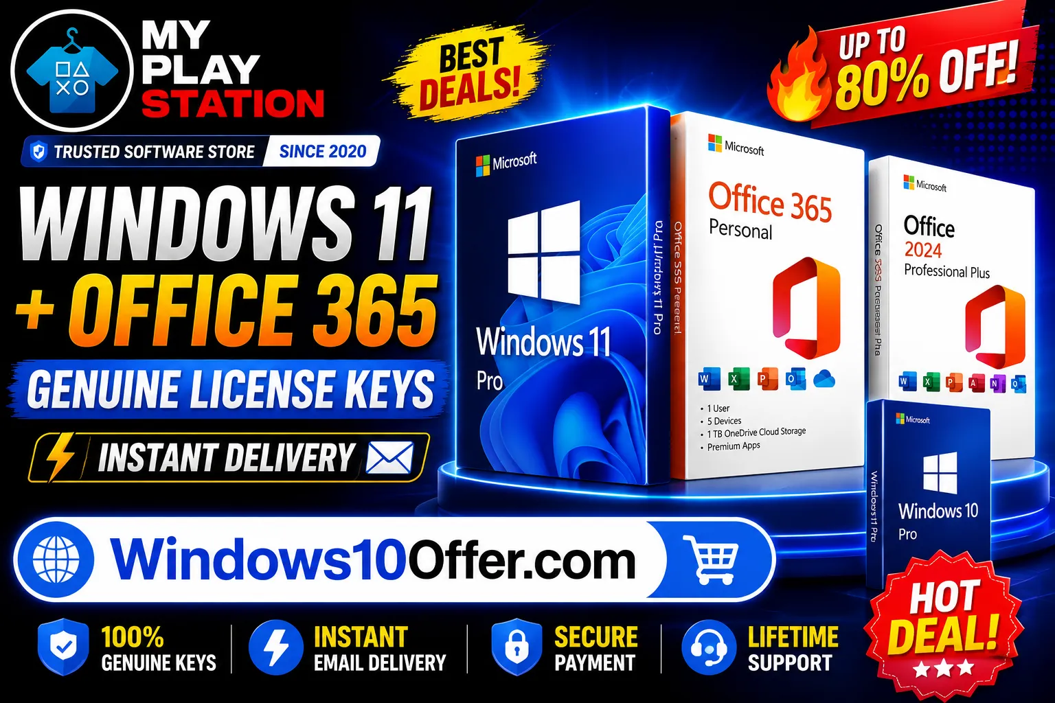 My Play Station with Windows10offer.com